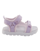 Toddler Casual Girl Sandals - Purple, image 2 of 7 slides