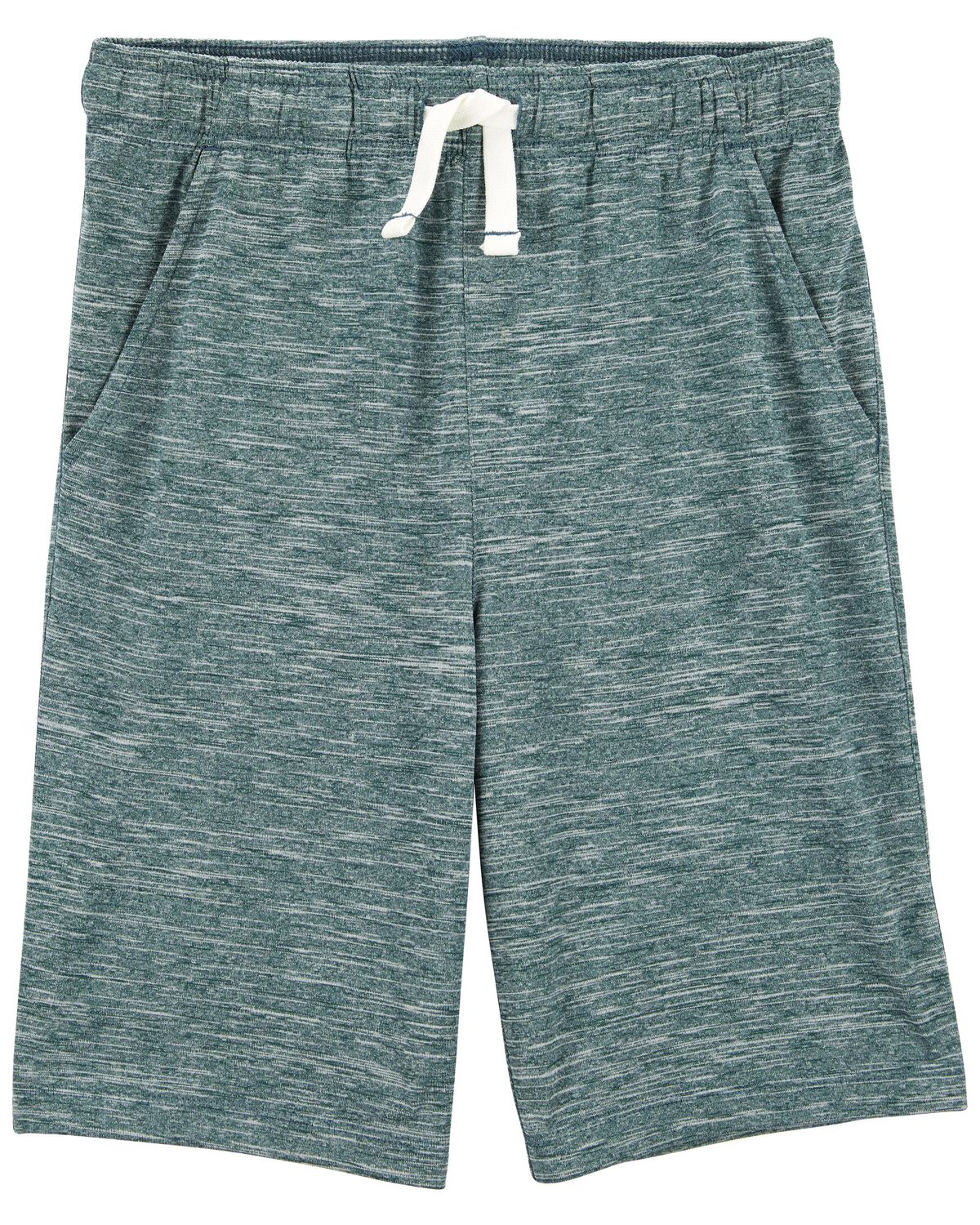 Green Kid PullOn Active Poly Shorts