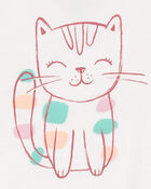Toddler Cute Kitty Graphic Tee, image 2 of 3 slides