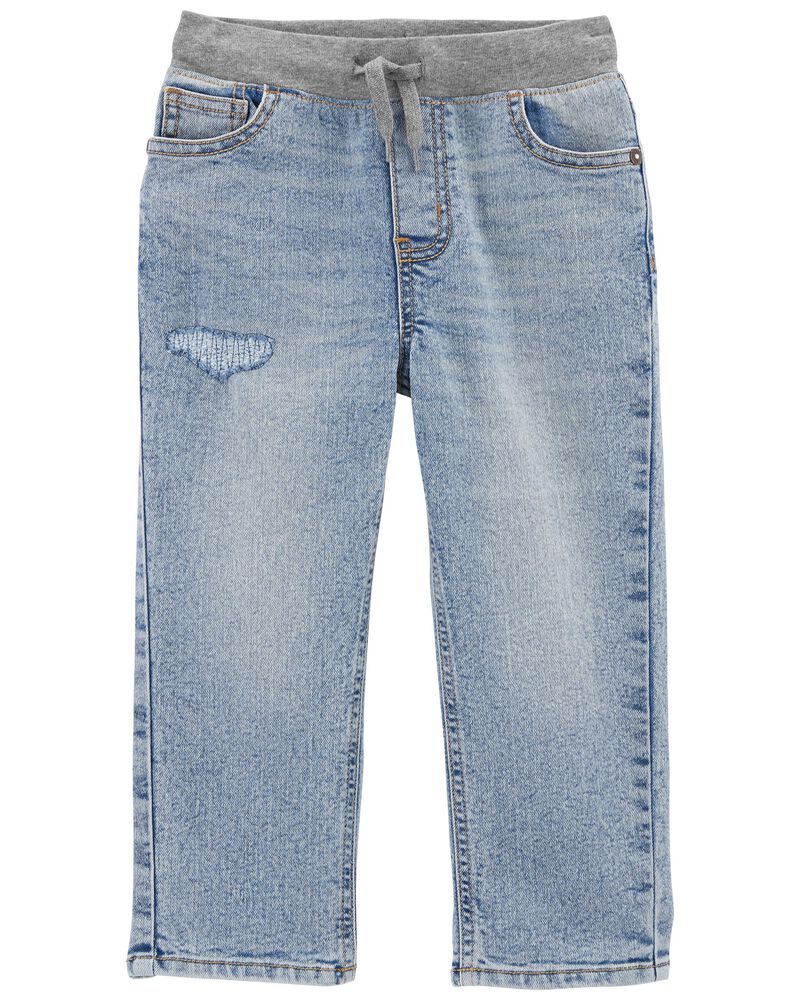 Toddler Classic Relaxed Jeans: Rip and Repair Remix, image 1 of 3 slides