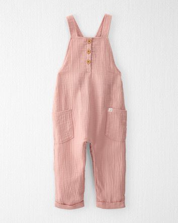 Toddler Organic Cotton Gauze Overalls, 