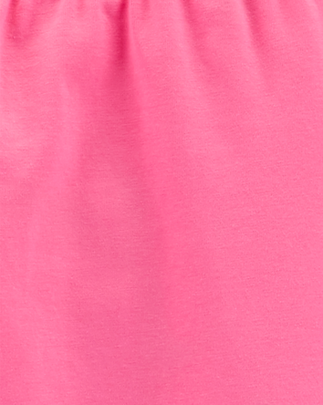 Kid 2-Pack Pink & Grey Cotton Stretch Leggings, 