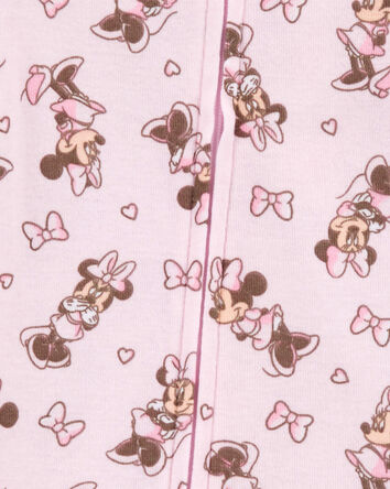 Baby Disney© Minnie Mouse Snug Fit Cotton Footie 1-Piece Pajamas - Pink, 