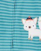 Baby Boy 1-Piece Fox Striped 100% Snug Fit Cotton Footless Pajamas, image 2 of 4 slides