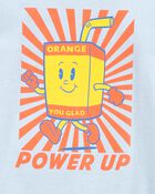 Toddler Power Up Long-Sleeve Graphic Tee - Blue, image 2 of 3 slides