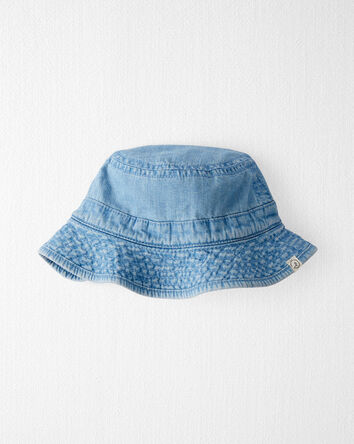 Toddler Organic Cotton Chambray Bucket Hat, 