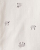 Baby Boy 4-Pack Sheep Print Long-Sleeve Multipack Bodysuits, image 4 of 6 slides