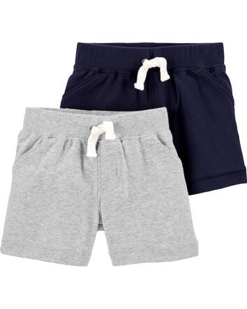 Baby 4-Pack Pull-On Shorts Set, 