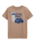 Boys Off-Road Rally Short-Sleeve Graphic Tee - Brown, image 1 of 3 slides