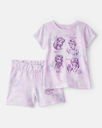 Toddler 2-Piece Disney Princess Outfit Set - Pink, 