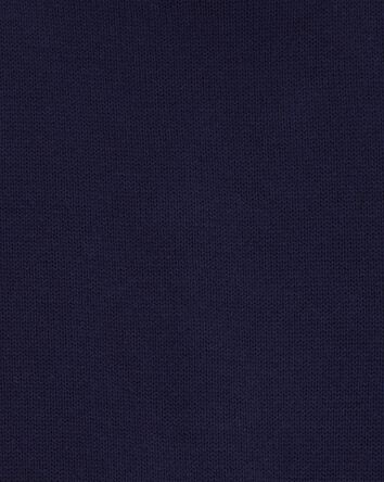 Baby Polo Knit Romper - Navy, 