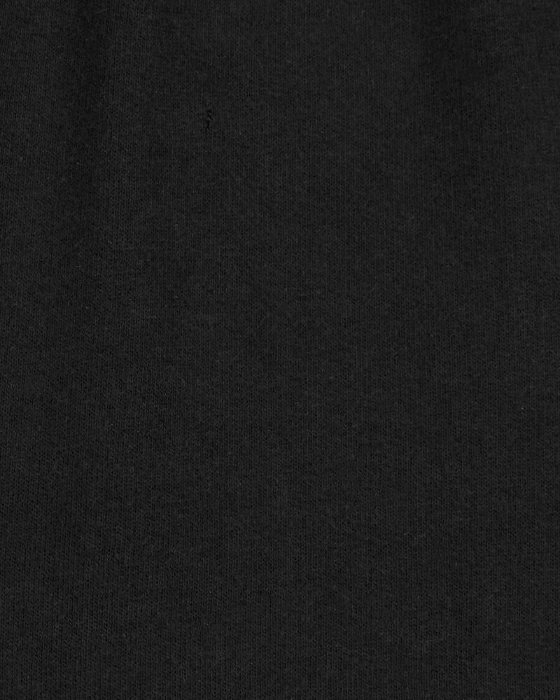 Baby Boy Pull-On French Terry Shorts - Black, image 3 of 4 slides