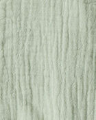 Baby Organic Cotton Gauze Shortalls, image 2 of 3 slides