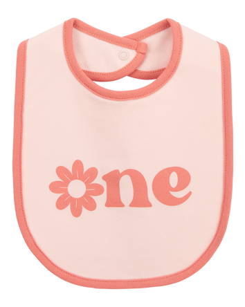 Baby 1st Birthday Teething Bib, 