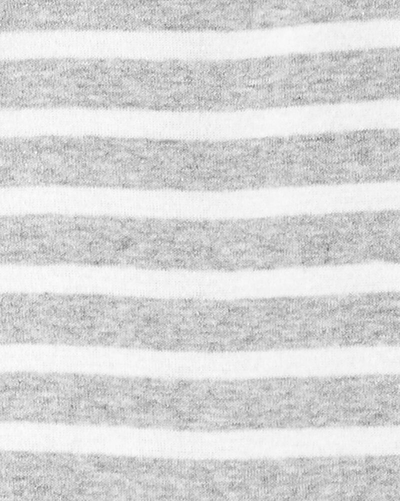 Baby 1-Piece Striped 100% Snug Fit Cotton Footie Pajamas, image 2 of 2 slides