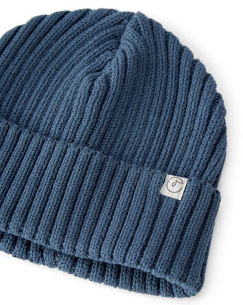 Toddler Organic Cotton Sweater Knit Beanie, 
