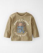 Baby Organic Cotton Happy Camper Tee, image 1 of 4 slides