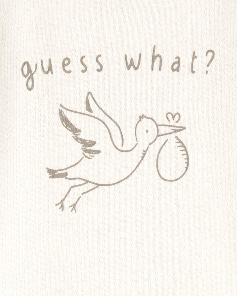 Baby Stork Announcement Bodysuit, image 2 of 4 slides