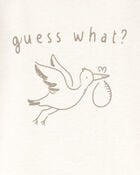 Baby Stork Announcement Bodysuit, image 2 of 4 slides