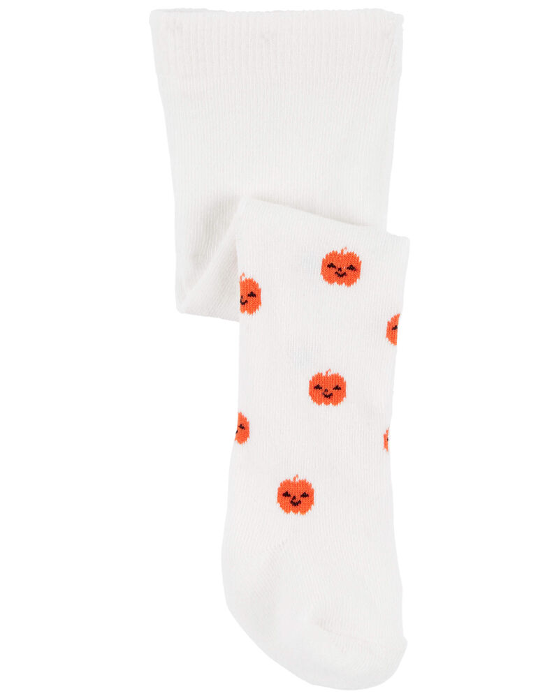Baby Pumpkin Halloween Tights, image 1 of 2 slides