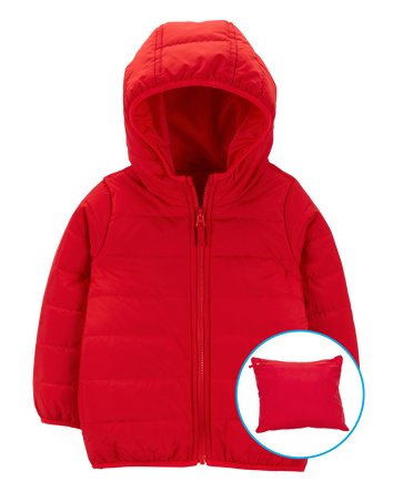 Toddler Packable Pocket Puffer, 