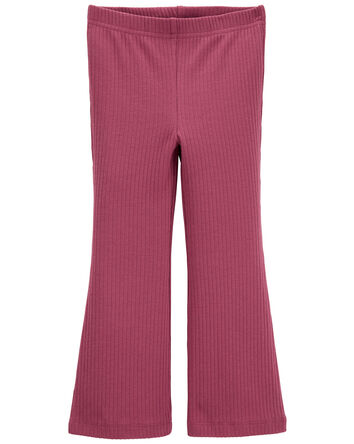 Toddler Flare Ribbed Pants, 