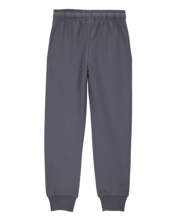 Kid Pull-On Drawstring Joggers - Dark Grey, 