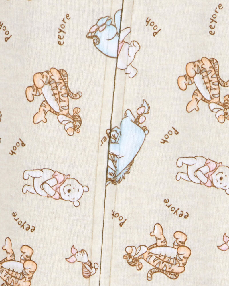 Baby Winnie The Pooh Snug Fit Cotton Footie 1-Piece Pajamas, image 2 of 3 slides