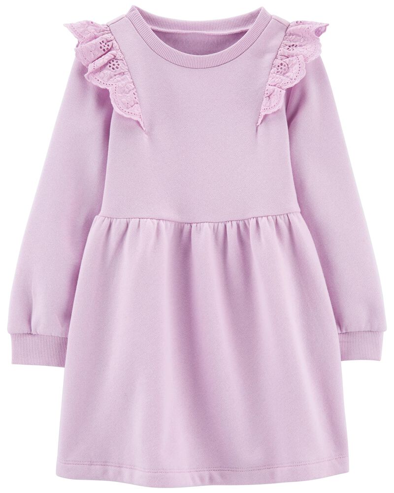 Toddler Long-Sleeve Fleece Dress, image 1 of 4 slides