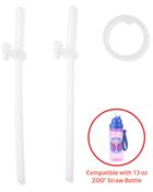 Zoo Straw Bottle (13 oz) Extra Straws - 2-Pack, image 1 of 3 slides