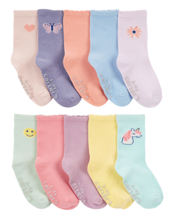 Toddler 10-Pack Crew Socks, 