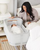 Cozy-Up 2-in-1 Bedside Sleeper & Bassinet Fitted Sheet - Blue Clouds, image 3 of 17 slides