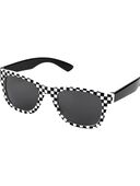 Black/White - Checkered Sunglasses