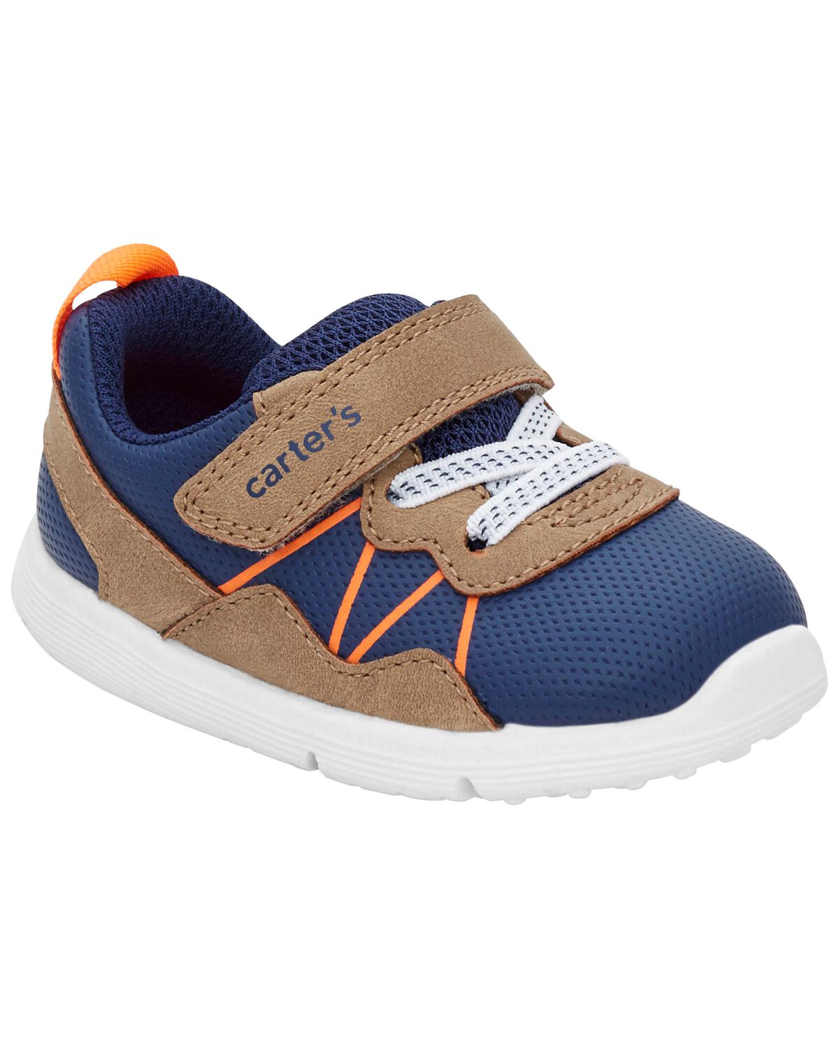 Brown, Navy Baby Athletic Every Step Sneakers