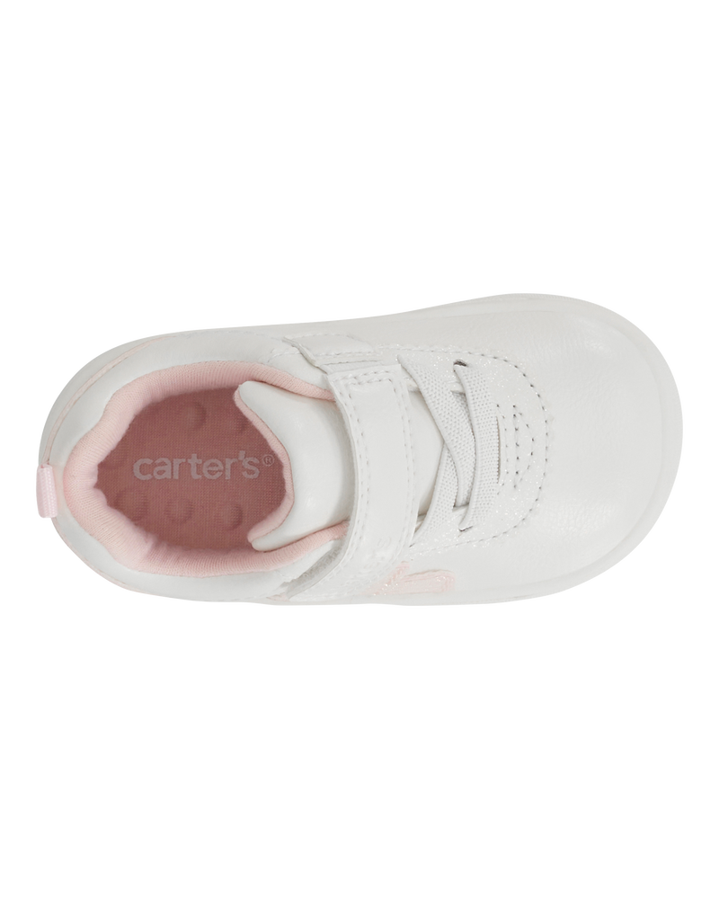  Every Step® First Walker  Flower Casual Sneakers - White, image 4 of 7 slides