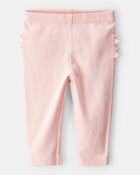 Baby 2-Pack Pull-On Pants - Pink/Floral, image 3 of 9 slides
