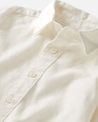 Baby Linen Button-Front Shirt, image 2 of 3 slides