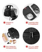 Forma Backpack Diaper Bag - Navy, image 3 of 9 slides