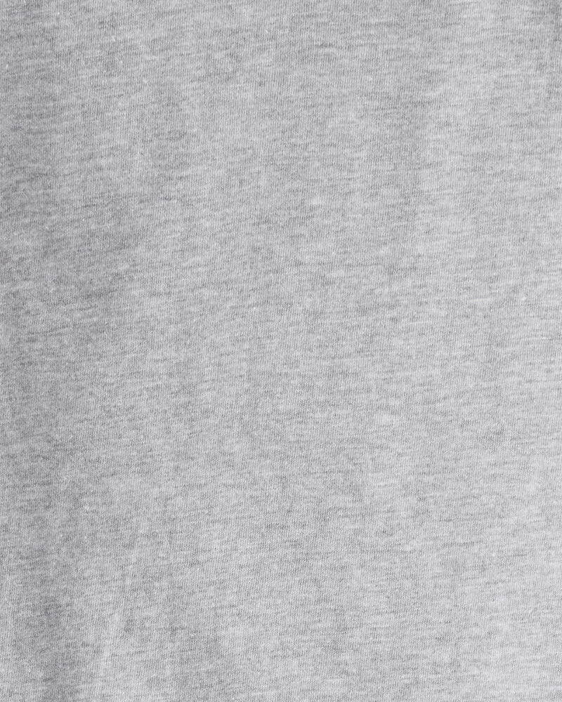 Toddler Boy Long-Sleeve Raglan Tee - Grey, image 2 of 3 slides