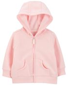 Baby Zip-Up Fleece Hoodie, image 1 of 3 slides