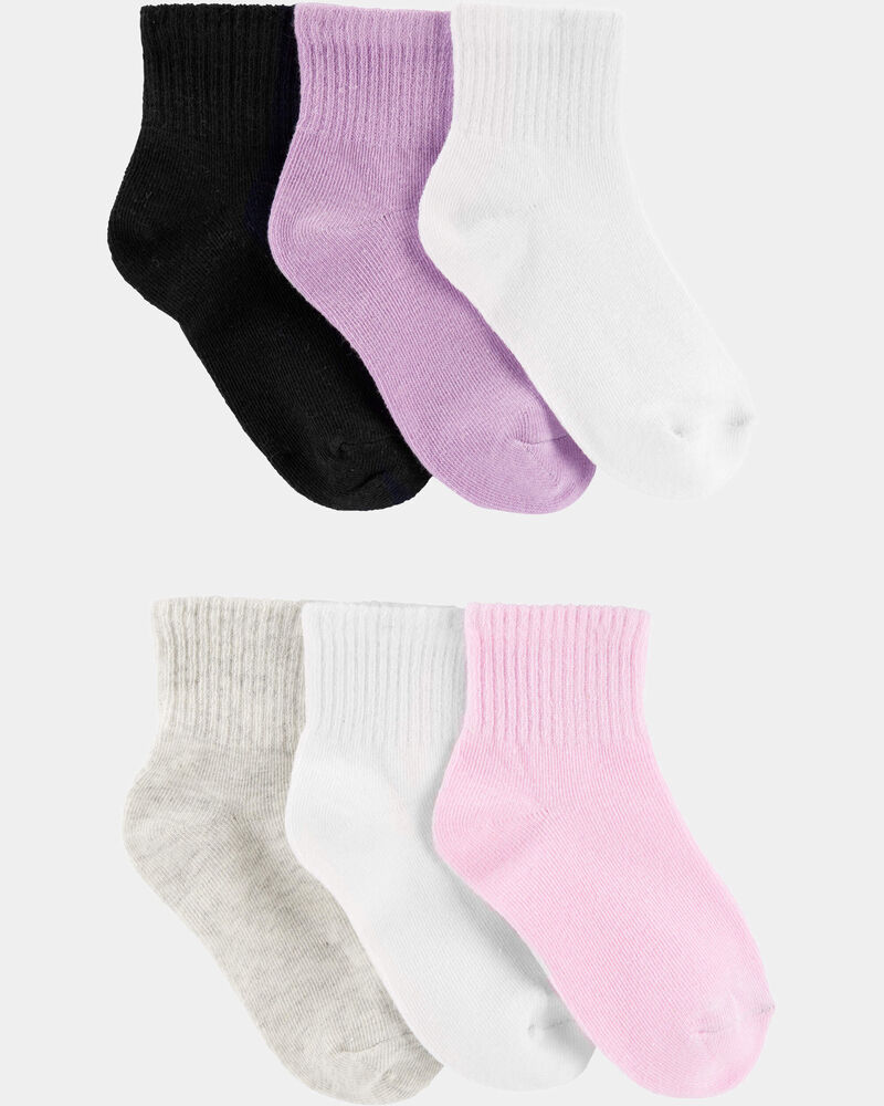 Kid 6-Pack Crew Socks, image 2 of 3 slides