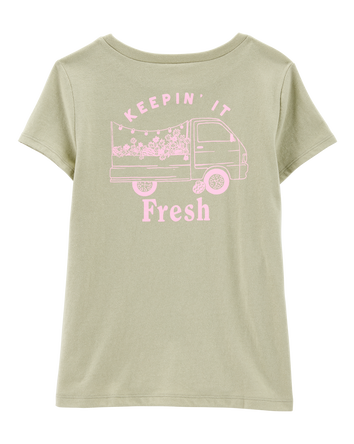 Kid Stay Fresh Graphic Short-Sleeve Tee - Green, 