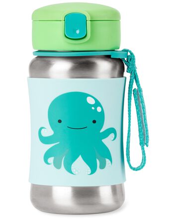 ZOO Stainless Steel Straw Bottle - Octopus, 