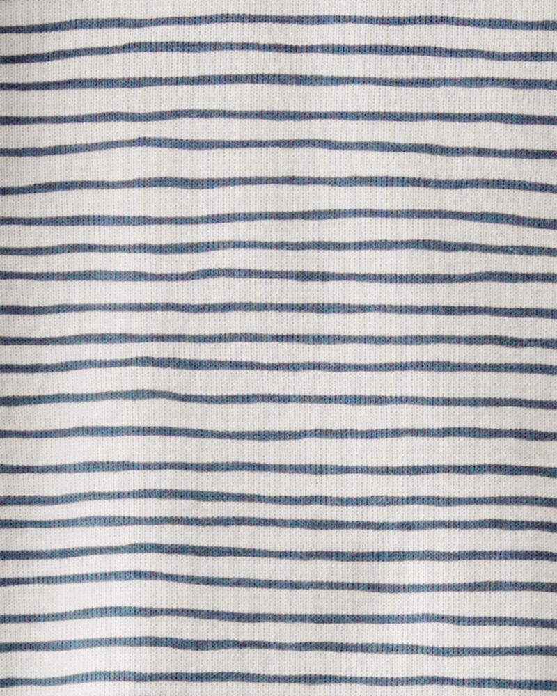 Baby Organic Cotton Pajamas Set in Stripes, image 3 of 4 slides