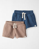 Baby 2-Pack Organic Cotton Shorts, image 1 of 5 slides
