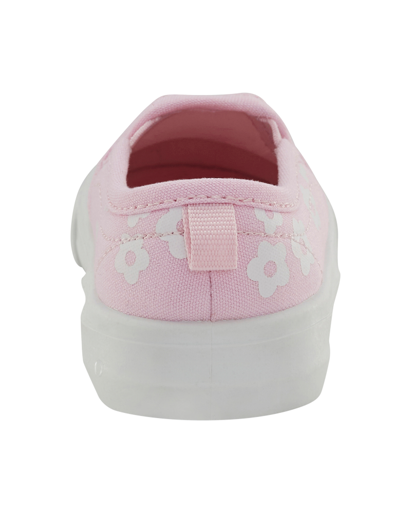 Toddler Slip-On Floral Sneakers - Pink, image 3 of 7 slides