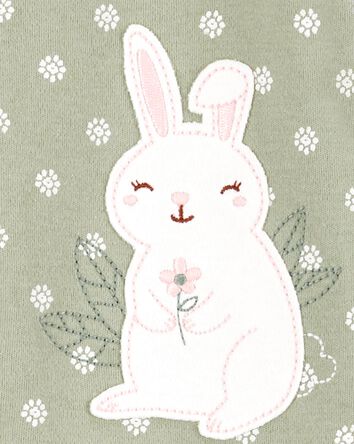 Baby Bunny 2-Way Zip Cotton Sleep & Play Pajamas, 
