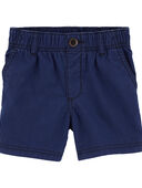 Blue - Toddler Stretch Chino Shorts