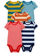 Baby 5-Pack Short-Sleeve Bodysuits, image 1 of 8 slides