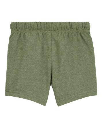 Baby Boy Pull-On French Terry Shorts - Green, 